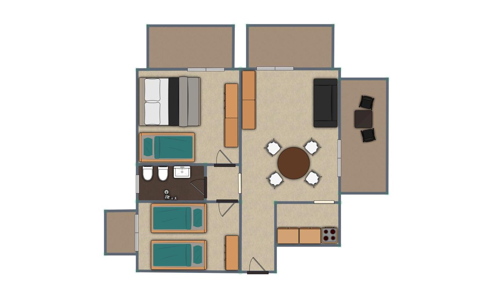 Residence Rainbow Bellaria-Igea Marina Habitación foto